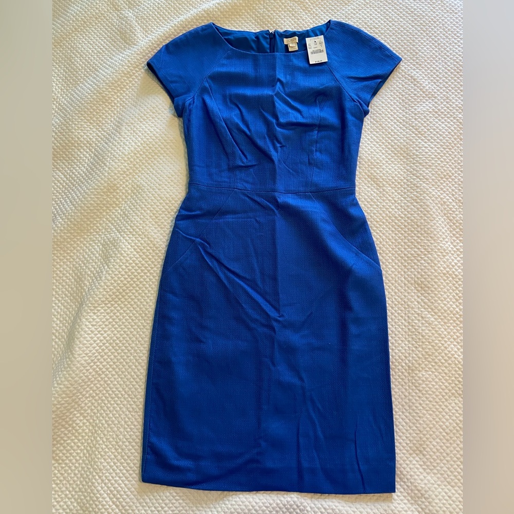 Blue jcrew dress